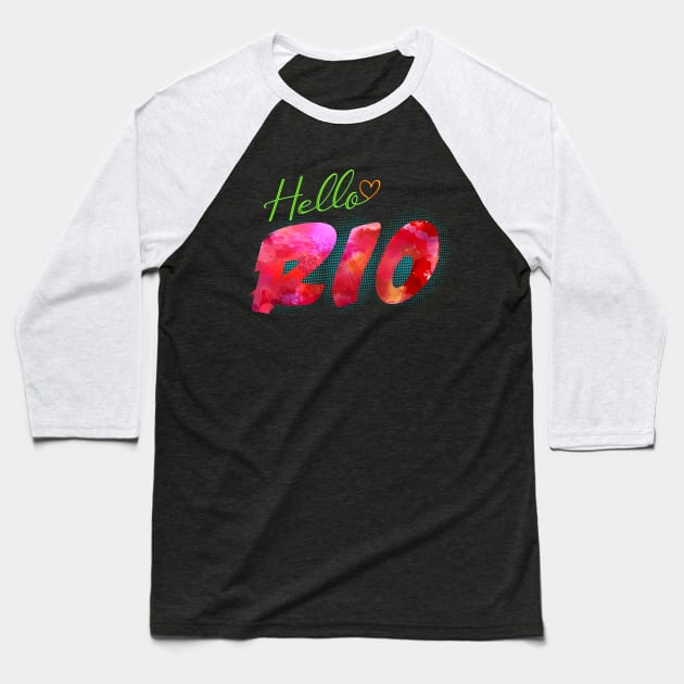 Hello, Rio! Baseball T-Shirt by MadToys